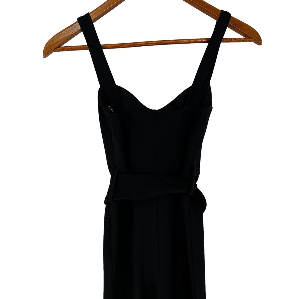 Staud Black Umbria Belted Jumpsuit - Picture 6 of 16